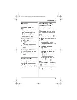 Preview for 49 page of Panasonic KXTG7511FX Operating Instructions Manual