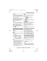 Preview for 17 page of Panasonic KXTG7521E Operating Instructions Manual