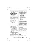 Preview for 29 page of Panasonic KXTG7521E Operating Instructions Manual