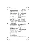 Preview for 33 page of Panasonic KXTG7521E Operating Instructions Manual