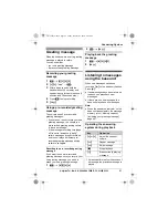 Preview for 41 page of Panasonic KXTG7521E Operating Instructions Manual