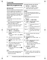 Предварительный просмотр 26 страницы Panasonic KXTG7531 - EXP CORDLESS PH/ANS SYS Operating Instructions Manual