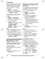 Предварительный просмотр 28 страницы Panasonic KXTG7531 - EXP CORDLESS PH/ANS SYS Operating Instructions Manual