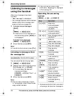 Предварительный просмотр 34 страницы Panasonic KXTG7531 - EXP CORDLESS PH/ANS SYS Operating Instructions Manual