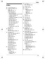 Предварительный просмотр 57 страницы Panasonic KXTG7531 - EXP CORDLESS PH/ANS SYS Operating Instructions Manual