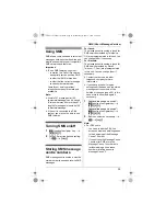 Preview for 39 page of Panasonic KXTG8511FX Operating Instructions Manual