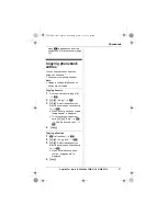 Предварительный просмотр 21 страницы Panasonic KXTG8521E Operating Instructions Manual