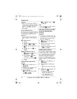 Предварительный просмотр 30 страницы Panasonic KXTG8521E Operating Instructions Manual