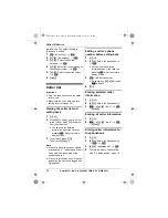 Предварительный просмотр 34 страницы Panasonic KXTG8521E Operating Instructions Manual