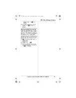 Предварительный просмотр 39 страницы Panasonic KXTG8521E Operating Instructions Manual