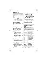 Предварительный просмотр 42 страницы Panasonic KXTG8521E Operating Instructions Manual