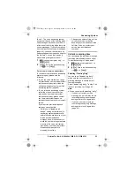 Предварительный просмотр 45 страницы Panasonic KXTG8521E Operating Instructions Manual