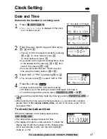 Preview for 11 page of Panasonic KXTGA272S - H/S FOR KXTG2700 Operating Instructions Manual