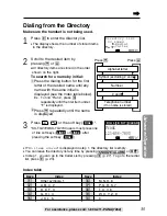 Preview for 35 page of Panasonic KXTGA272S - H/S FOR KXTG2700 Operating Instructions Manual