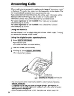 Предварительный просмотр 20 страницы Panasonic KXTGA420B - 2.4 Ghz Cordless Station Unit Operating Instructions Manual