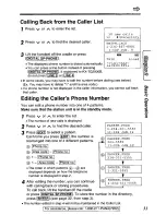 Предварительный просмотр 31 страницы Panasonic KXTGA420B - 2.4 Ghz Cordless Station Unit Operating Instructions Manual