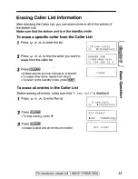 Предварительный просмотр 33 страницы Panasonic KXTGA420B - 2.4 Ghz Cordless Station Unit Operating Instructions Manual