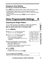 Предварительный просмотр 35 страницы Panasonic KXTGA420B - 2.4 Ghz Cordless Station Unit Operating Instructions Manual