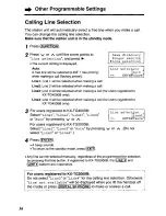 Предварительный просмотр 36 страницы Panasonic KXTGA420B - 2.4 Ghz Cordless Station Unit Operating Instructions Manual