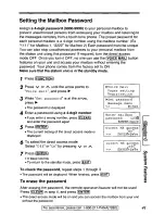 Предварительный просмотр 41 страницы Panasonic KXTGA420B - 2.4 Ghz Cordless Station Unit Operating Instructions Manual