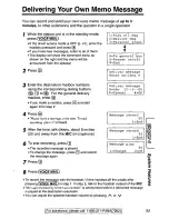 Предварительный просмотр 51 страницы Panasonic KXTGA420B - 2.4 Ghz Cordless Station Unit Operating Instructions Manual