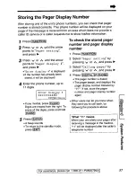 Предварительный просмотр 57 страницы Panasonic KXTGA420B - 2.4 Ghz Cordless Station Unit Operating Instructions Manual