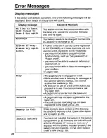 Предварительный просмотр 64 страницы Panasonic KXTGA420B - 2.4 Ghz Cordless Station Unit Operating Instructions Manual