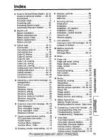 Предварительный просмотр 75 страницы Panasonic KXTGA420B - 2.4 Ghz Cordless Station Unit Operating Instructions Manual