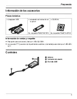 Preview for 3 page of Panasonic KXTGA575 - 5 Instrucciones De Operación