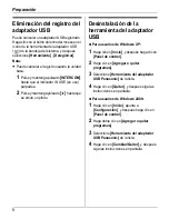 Preview for 8 page of Panasonic KXTGA575 - 5 Instrucciones De Operación