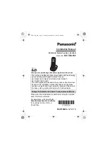 Panasonic KXTGA630 - DIGITAL CORDLESS HANDSET INSTALL Installation Manual preview