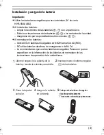 Предварительный просмотр 3 страницы Panasonic KXTGA935 - DIGITAL CORDLESS HANDSET INSTALL Manual De Instalación