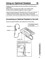 Предварительный просмотр 31 страницы Panasonic KXTS27W - PHONE-2 L User Manual