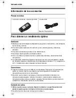 Preview for 4 page of Panasonic KXTS710 - USB SPEAKER HANDSET Manual De Instrucciones