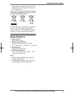 Preview for 5 page of Panasonic KXTS840 Operating Instructions Manual