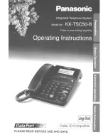 Panasonic KXTSC50B - PHONE/ANSWER MACHINE User Manual preview