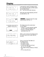 Предварительный просмотр 8 страницы Panasonic KXTSC50B - PHONE/ANSWER MACHINE User Manual