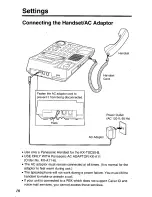 Предварительный просмотр 10 страницы Panasonic KXTSC50B - PHONE/ANSWER MACHINE User Manual