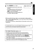 Предварительный просмотр 19 страницы Panasonic KXTSC50B - PHONE/ANSWER MACHINE User Manual