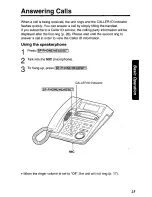 Предварительный просмотр 25 страницы Panasonic KXTSC50B - PHONE/ANSWER MACHINE User Manual