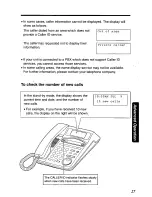 Предварительный просмотр 27 страницы Panasonic KXTSC50B - PHONE/ANSWER MACHINE User Manual