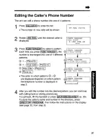 Предварительный просмотр 31 страницы Panasonic KXTSC50B - PHONE/ANSWER MACHINE User Manual