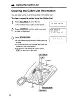 Предварительный просмотр 34 страницы Panasonic KXTSC50B - PHONE/ANSWER MACHINE User Manual