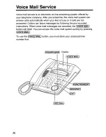 Предварительный просмотр 36 страницы Panasonic KXTSC50B - PHONE/ANSWER MACHINE User Manual