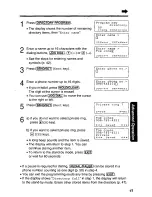 Предварительный просмотр 41 страницы Panasonic KXTSC50B - PHONE/ANSWER MACHINE User Manual