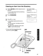 Предварительный просмотр 47 страницы Panasonic KXTSC50B - PHONE/ANSWER MACHINE User Manual