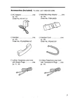 Предварительный просмотр 3 страницы Panasonic KXTSC55B - PHONE/ANSWER MACHINE User Manual