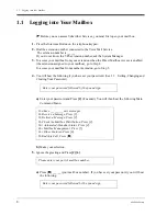 Preview for 8 page of Panasonic KXTVS200 - VOICE MAIL SYSTEM Subscriber'S Manual