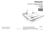 Preview for 1 page of Panasonic KY-A227E Operating & Installation Instructions Manual