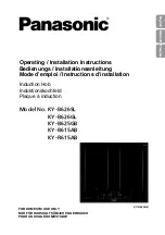Panasonic KY-B615AB Operating & Installation Instructions Manual предпросмотр